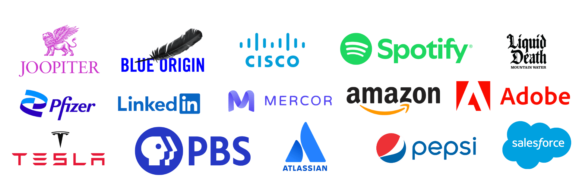 Logos and brands E@B has built products for