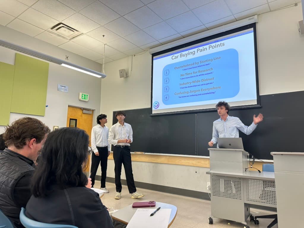 Member presenting at a build session