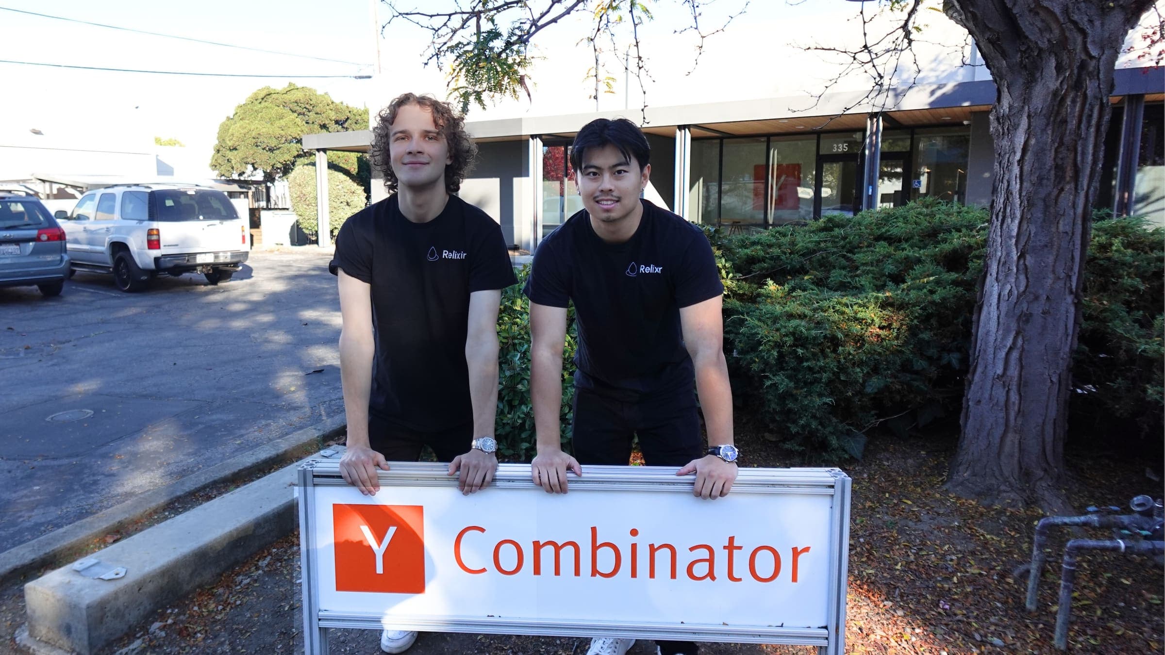 Dennis Zax and Sean Dorje, co-founders of Relixir, at Y Combinator